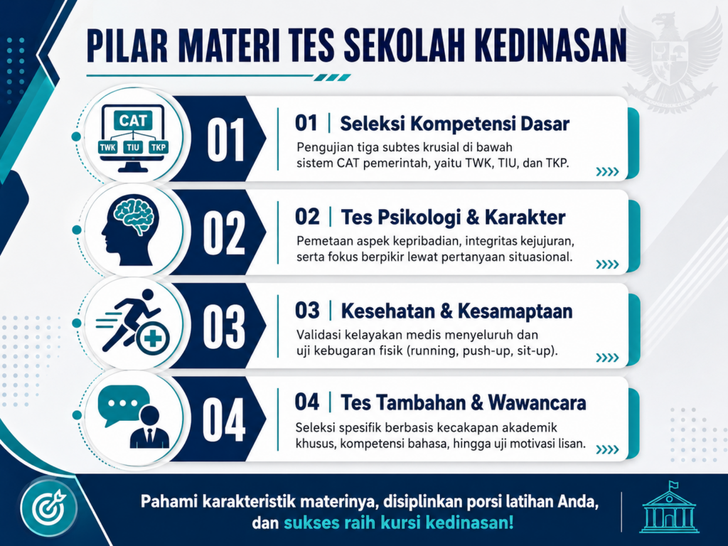 2. Mengenal Materi Tes dalam Sekolah Kedinasan di Indonesia