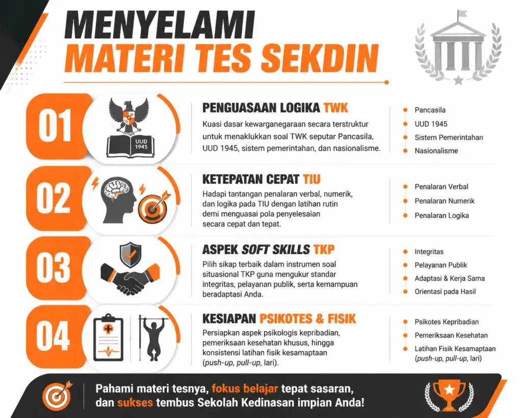 2. Menyelami Materi Tes Sekdin untuk Meningkatkan Peluang