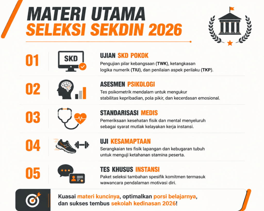 2. Memahami Materi Tes Penting di Seleksi Sekdin