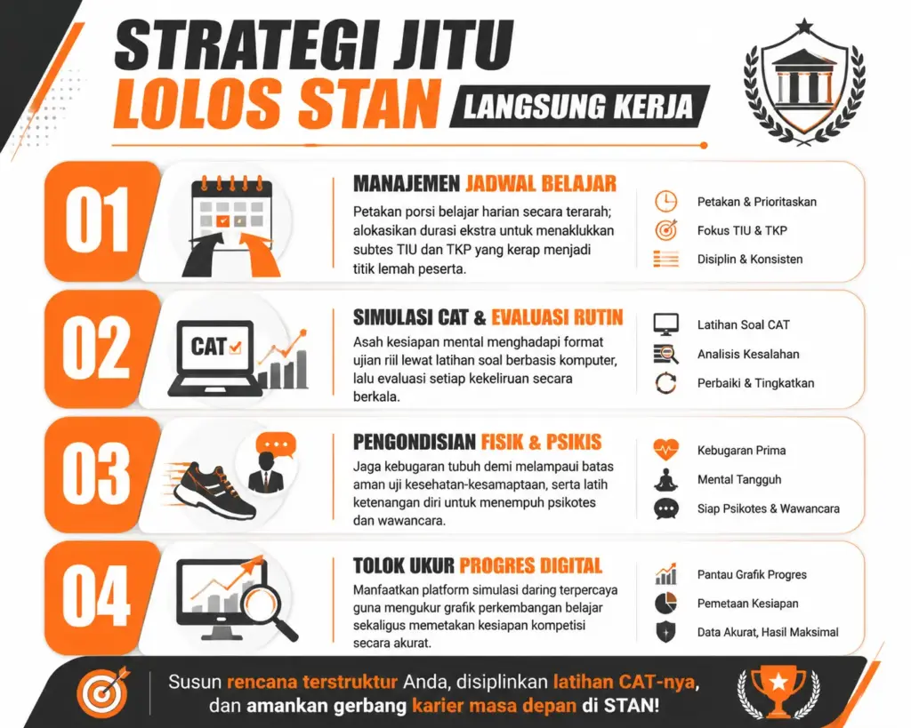 3. Strategi Jitu Agar Lolos STAN Langsung Kerja