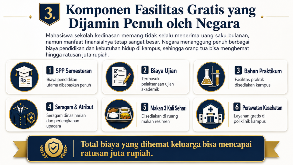 3. Komponen Fasilitas Gratis yang Dijamin Penuh oleh Negara