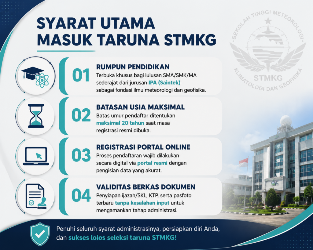 1. Syarat Masuk STMKG yang Perlu Kamu Ketahui