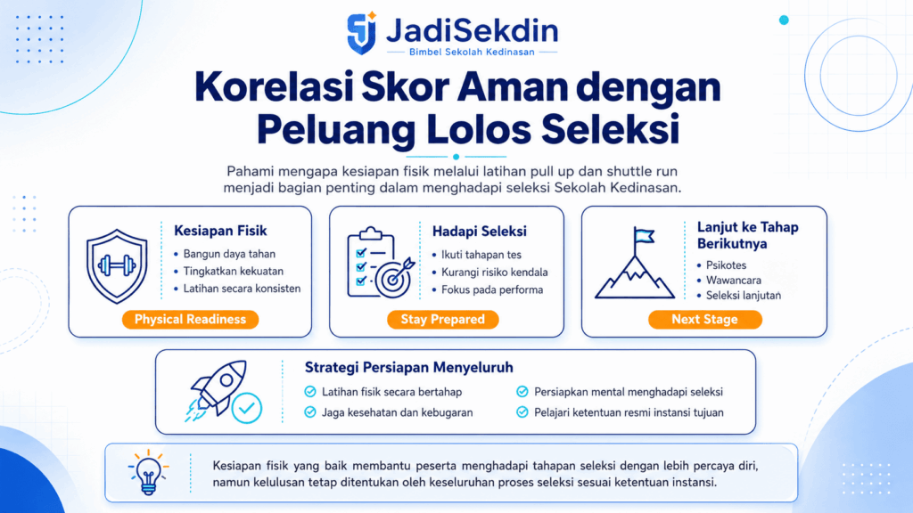 skor aman pull up dan shuttle run seleksi kedinasan