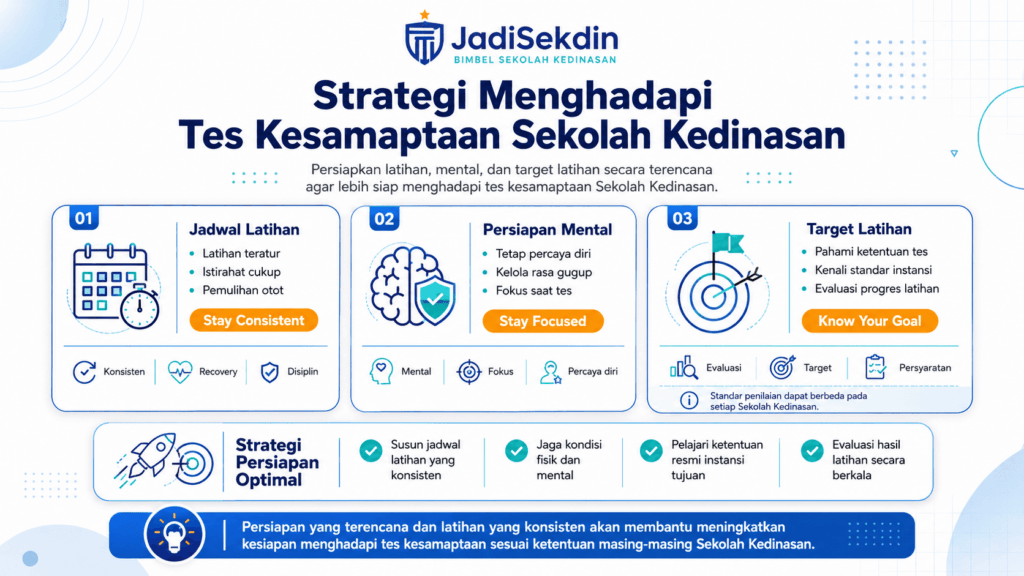 tes kesamaptaan sekolah kedinasan apa saja