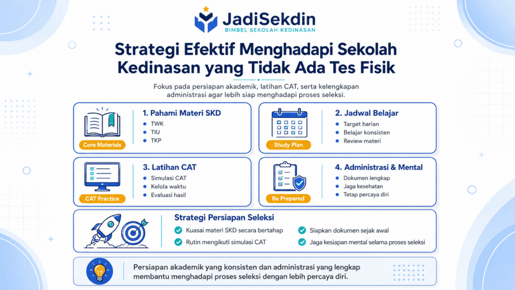 sekolah kedinasan yang tidak ada tes fisik