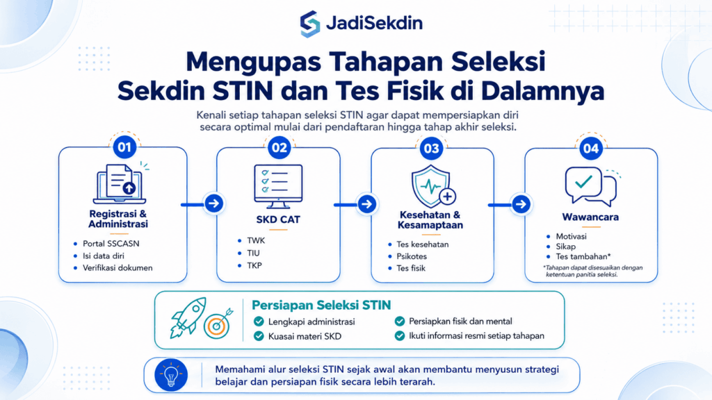 tes fisik stin apa saja