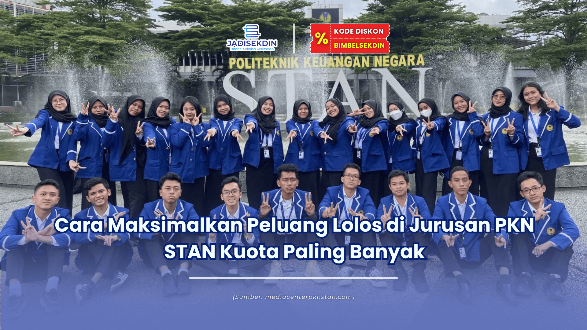 jurusan pkn stan kuota paling banyak