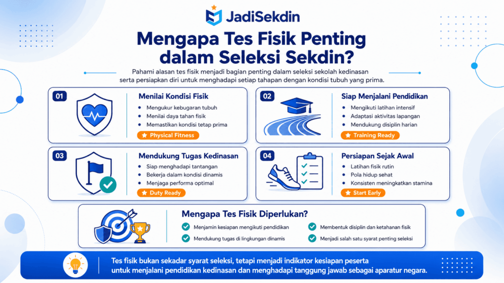 tes fisik kedinasan meliputi apa saja