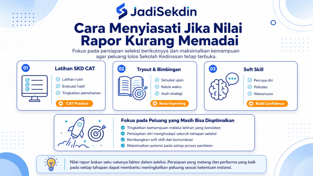 syarat nilai rapor masuk stan