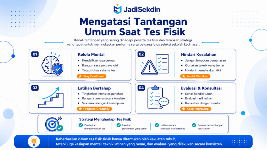 tes fisik kedinasan meliputi apa saja