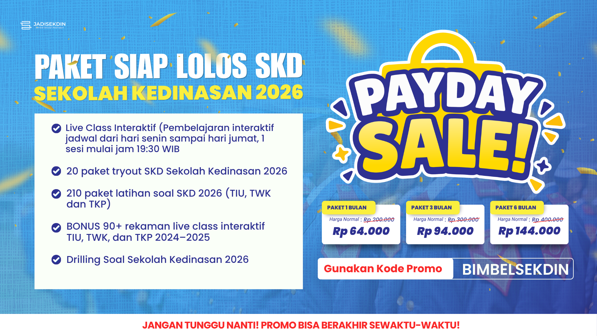 KODE PROMO JADISEKDIN