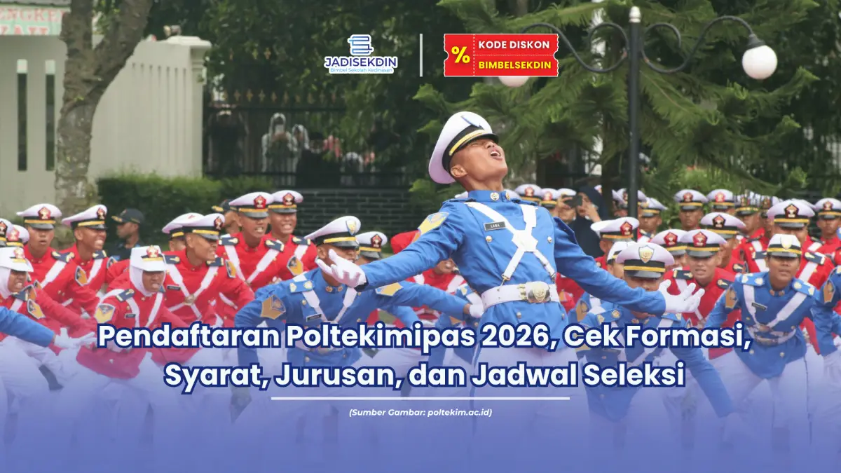 Pendaftaran Poltekimipas 2026, Cek Formasi, Syarat, Jurusan, dan Jadwal Seleksi