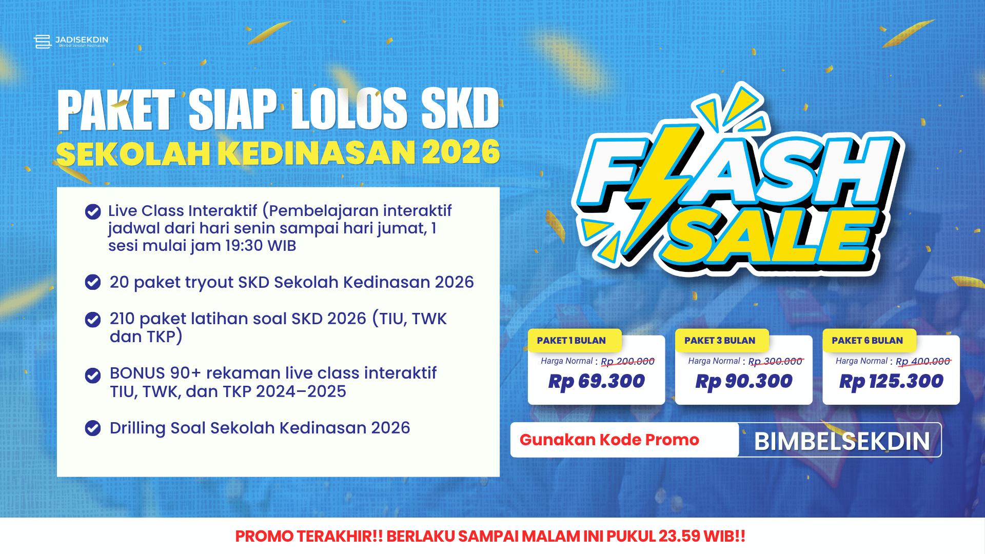 KODE PROMO JADISEKDIN - PROMO FLASH SALE - ARTIKEL