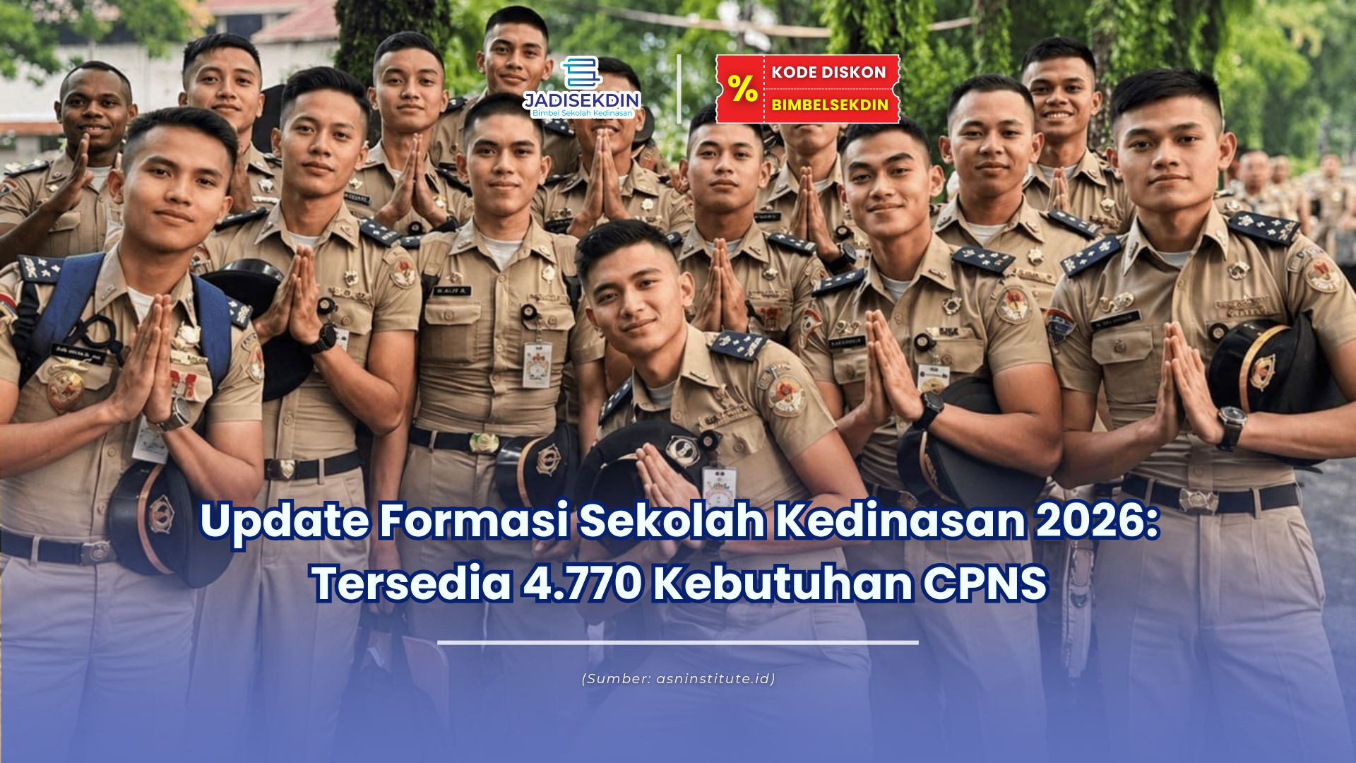 formasi sekolah kedinasan 2026