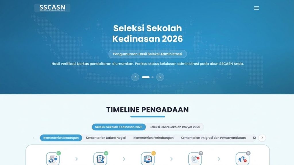Hasil Pengumuman Sekolah Kedinasan