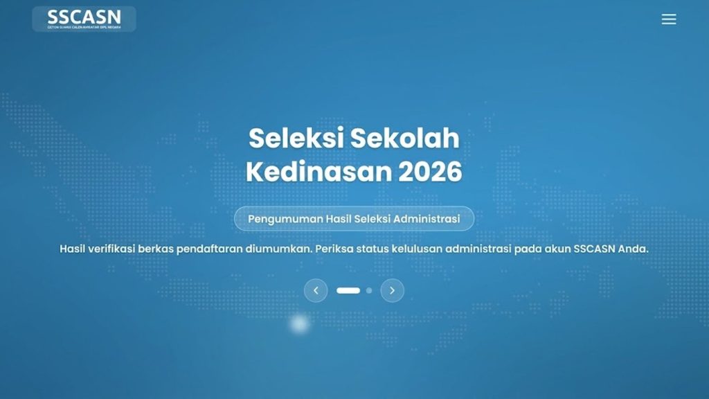 Pengumuman Hasil Sekolah Kedinasan