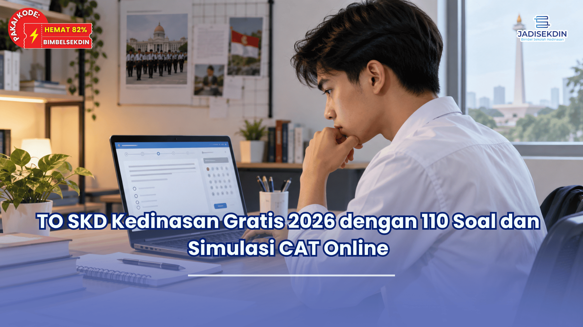 TO SKD Kedinasan Gratis 2026 dengan 110 Soal dan Simulasi CAT Online