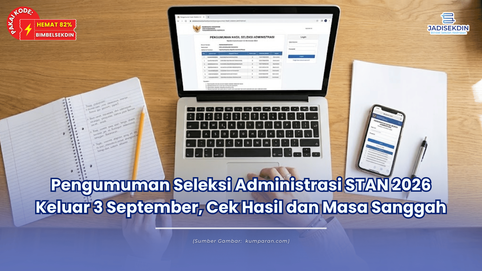 Pengumuman Seleksi Administrasi STAN 2026 Keluar 3 September, Cek Hasil dan Masa Sanggah