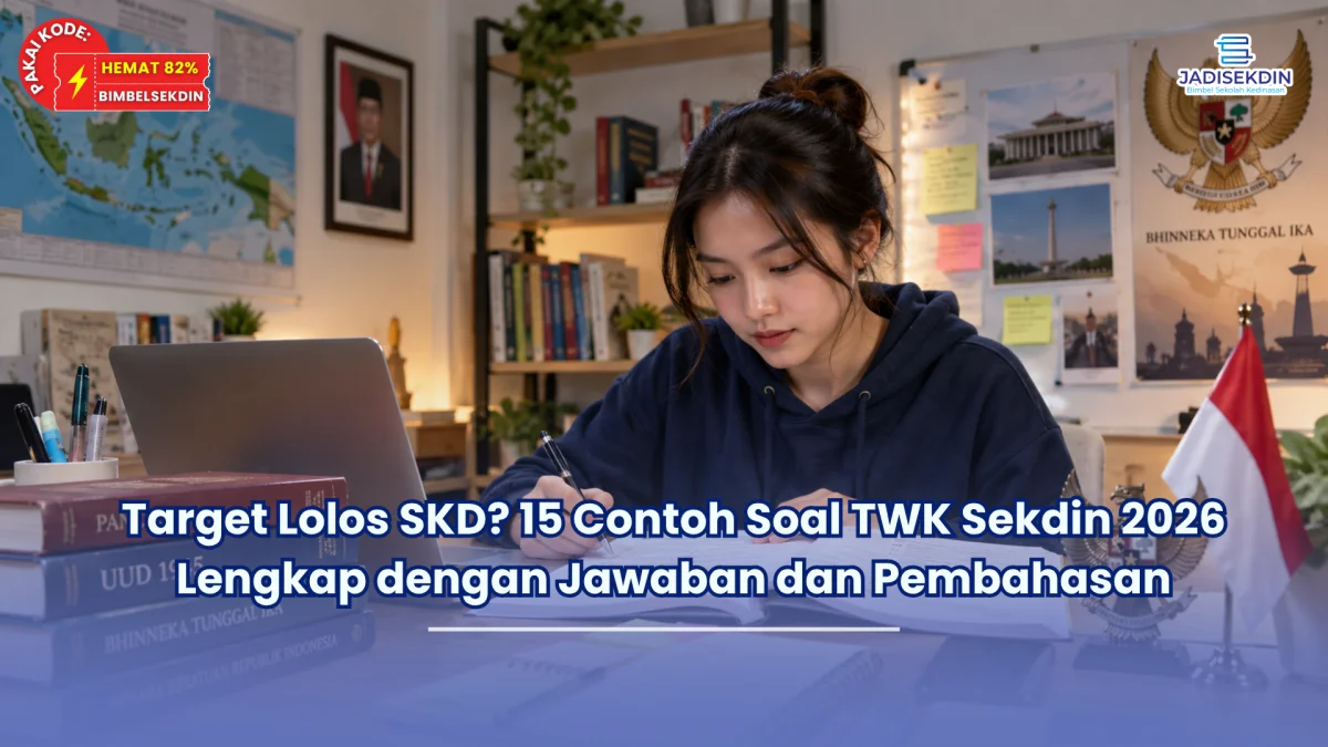 Target Lolos SKD? 15 Contoh Soal TWK Sekdin 2026 Lengkap dengan Jawaban dan Pembahasan