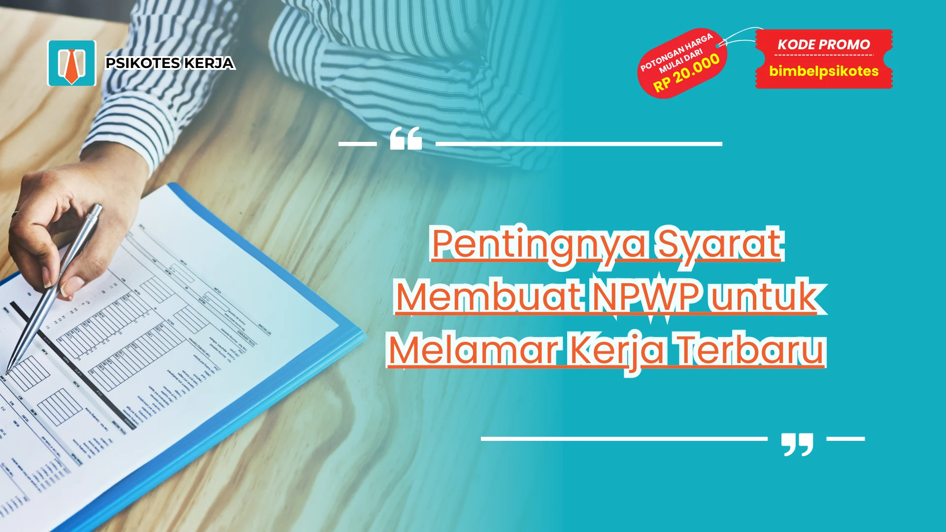 Syarat Membuat NPWP untuk Melamar Kerja