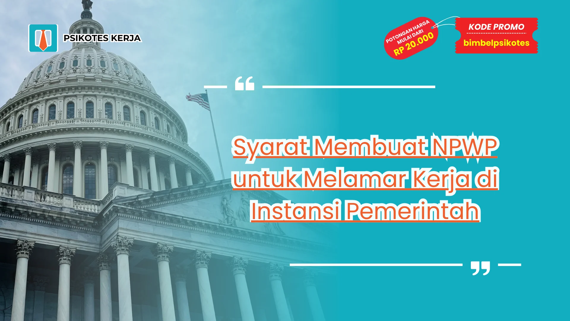 Syarat Membuat NPWP untuk Melamar Kerja