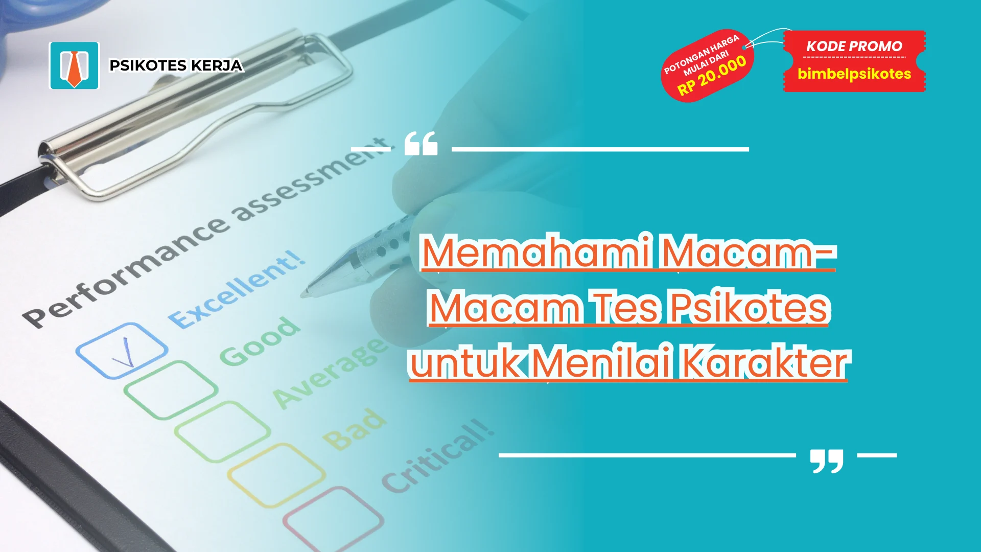 Macam-Macam Tes Psikotes