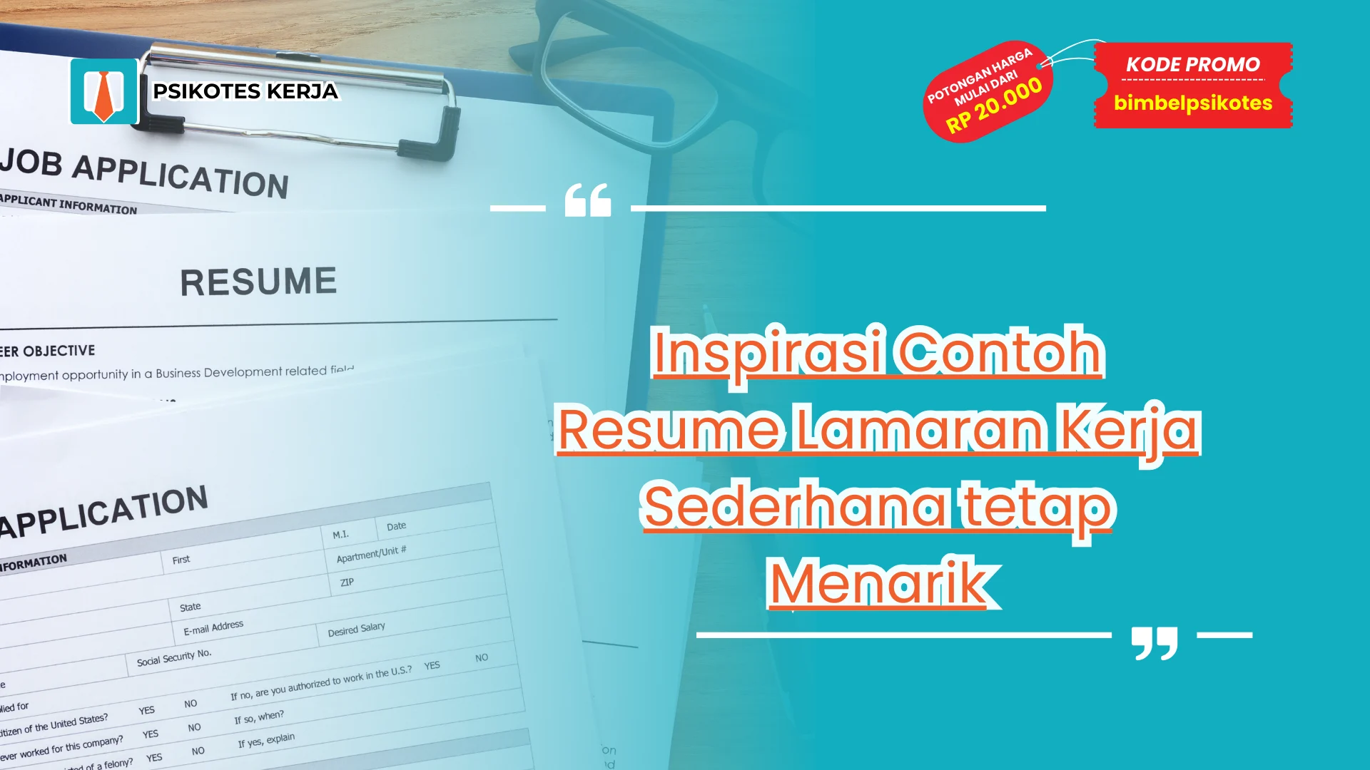 Contoh Resume Lamaran Kerja