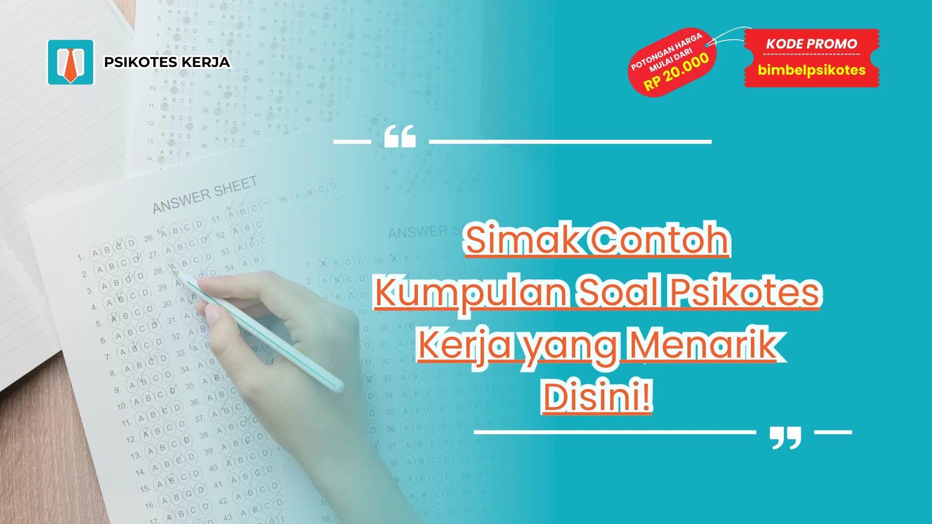 Soal Psikotes Kerja