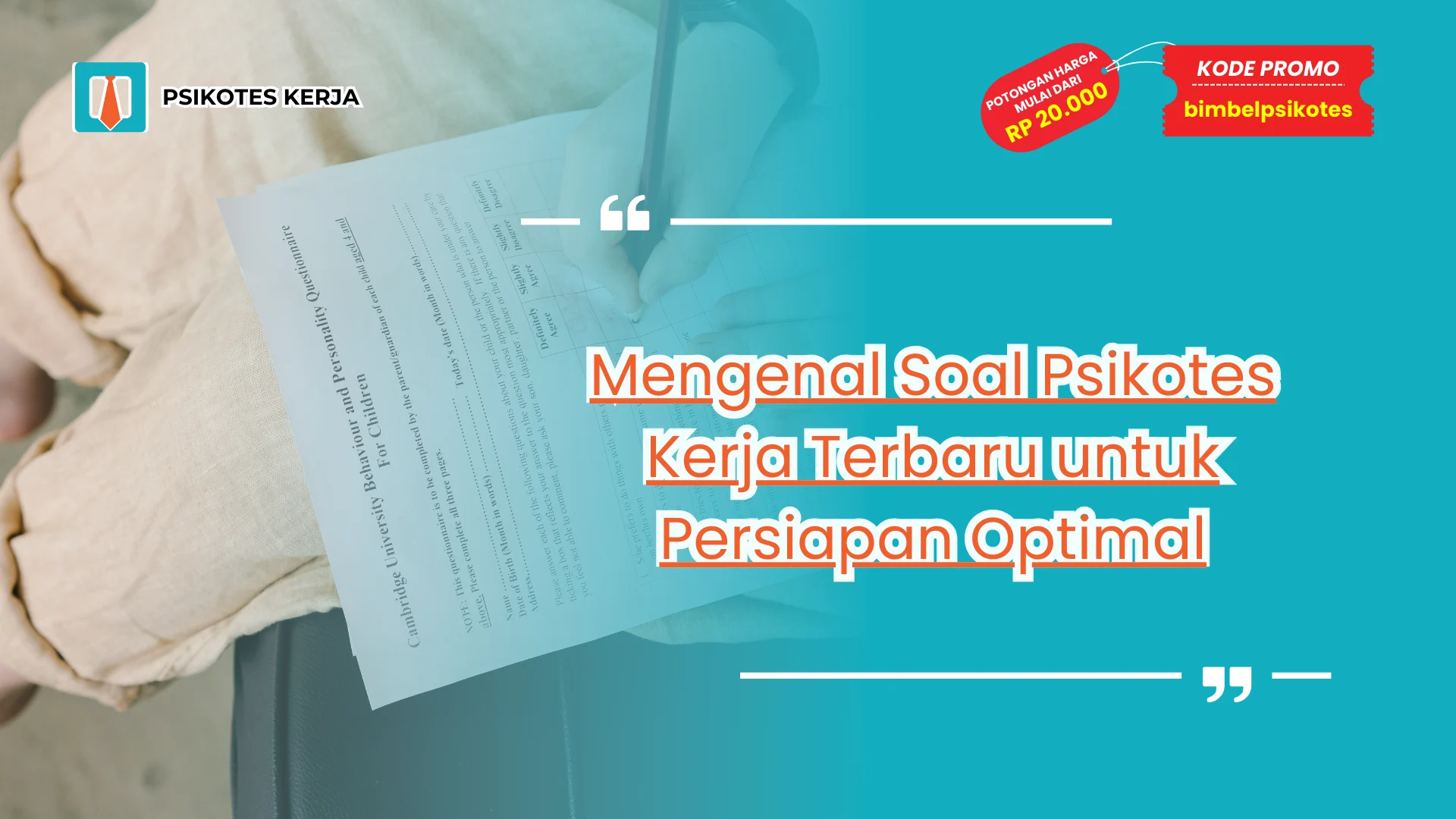 Soal Psikotes Kerja