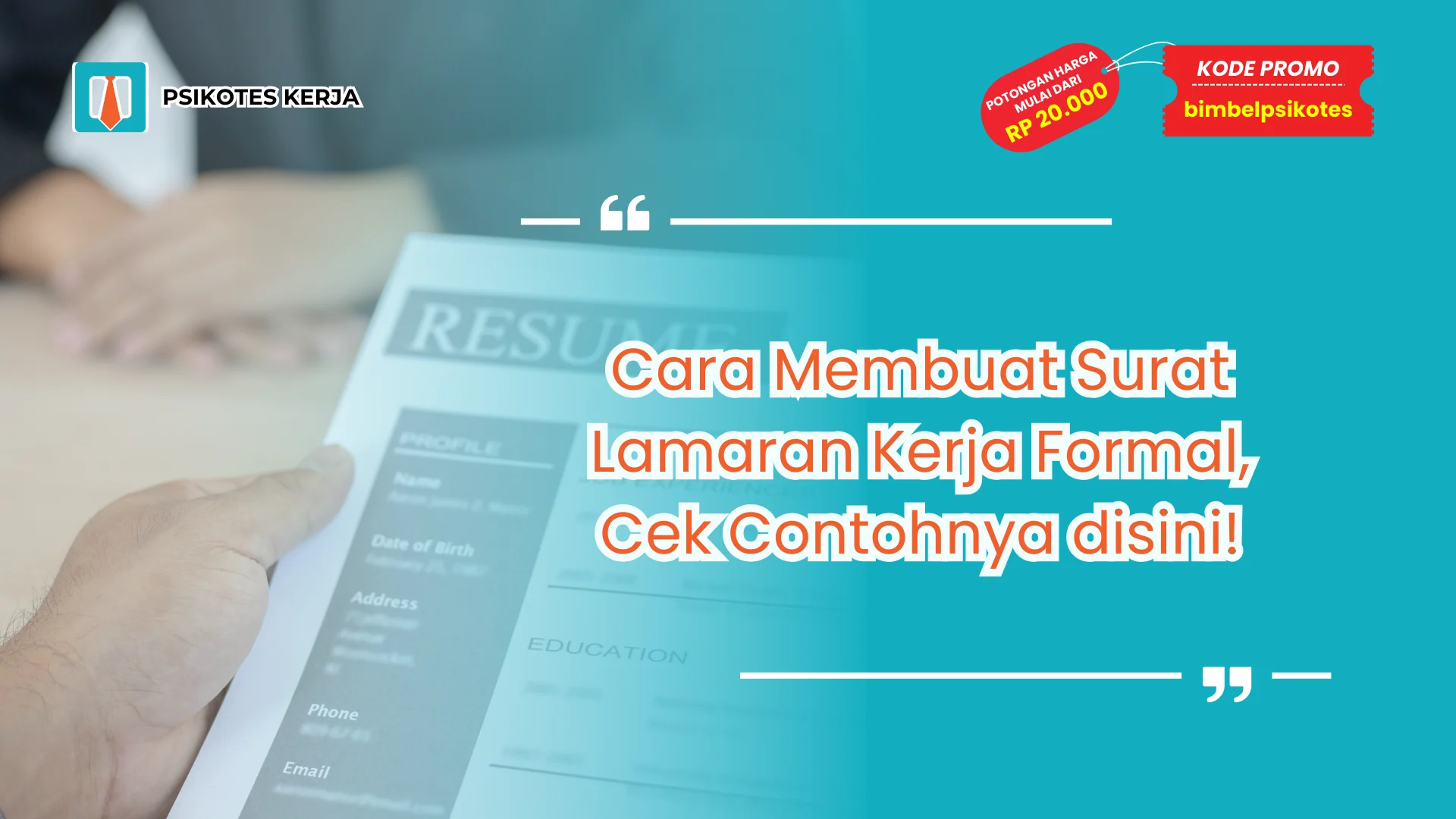 Contoh surat lamaran kerja