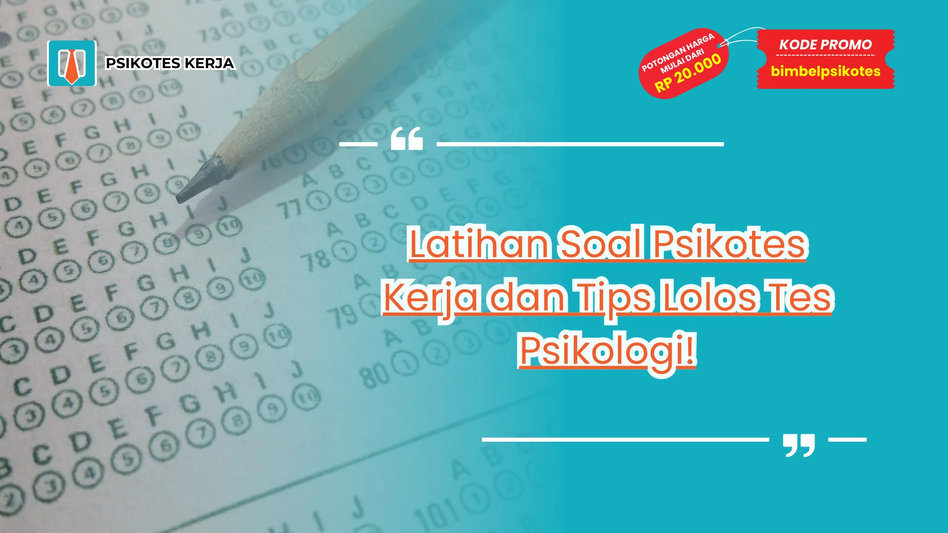 Soal Psikotes Kerja