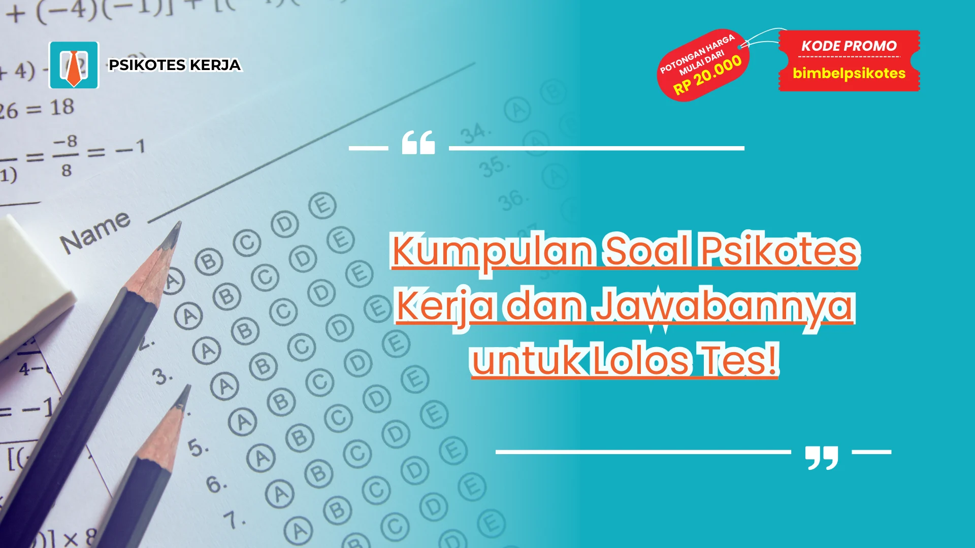 Soal Psikotes Kerja