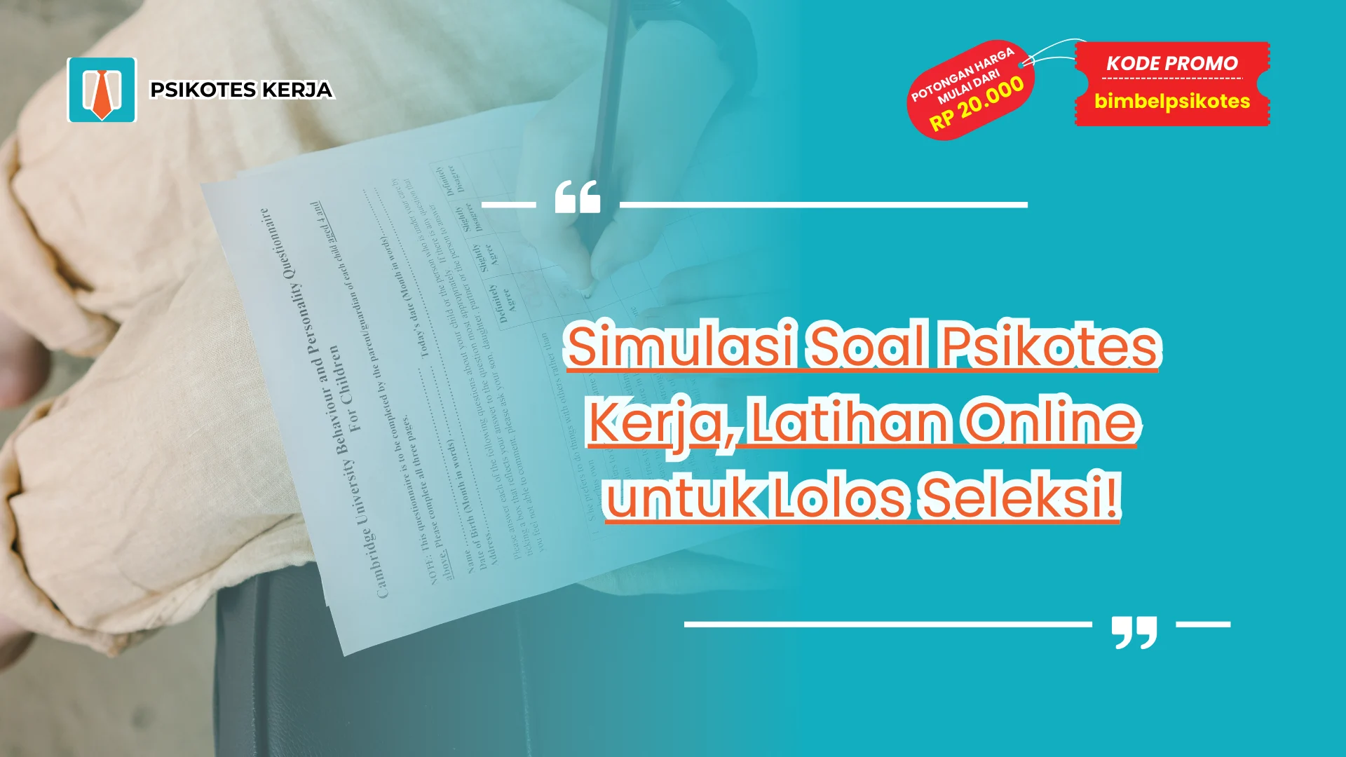 Soal Psikotes Kerja