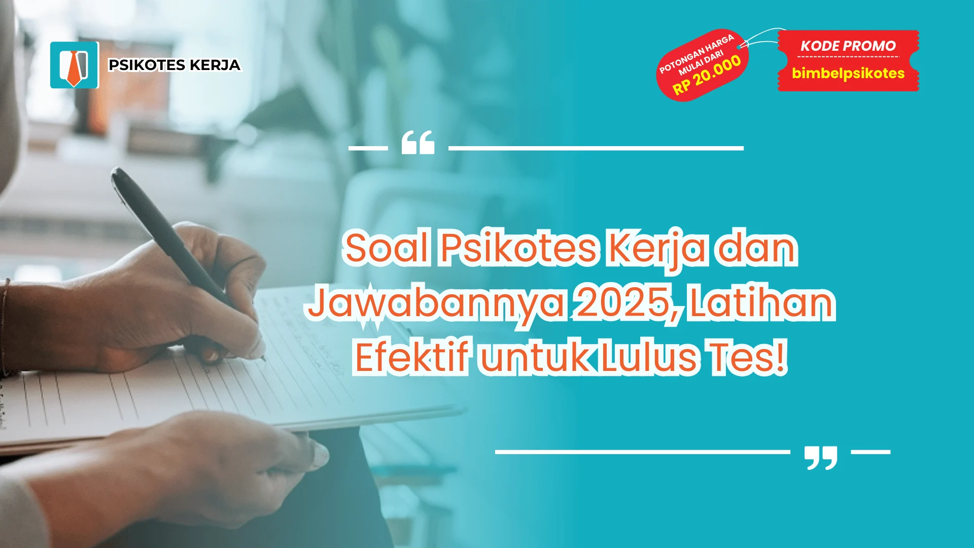 Soal Psikotes Kerja dan Jawabannya 2025