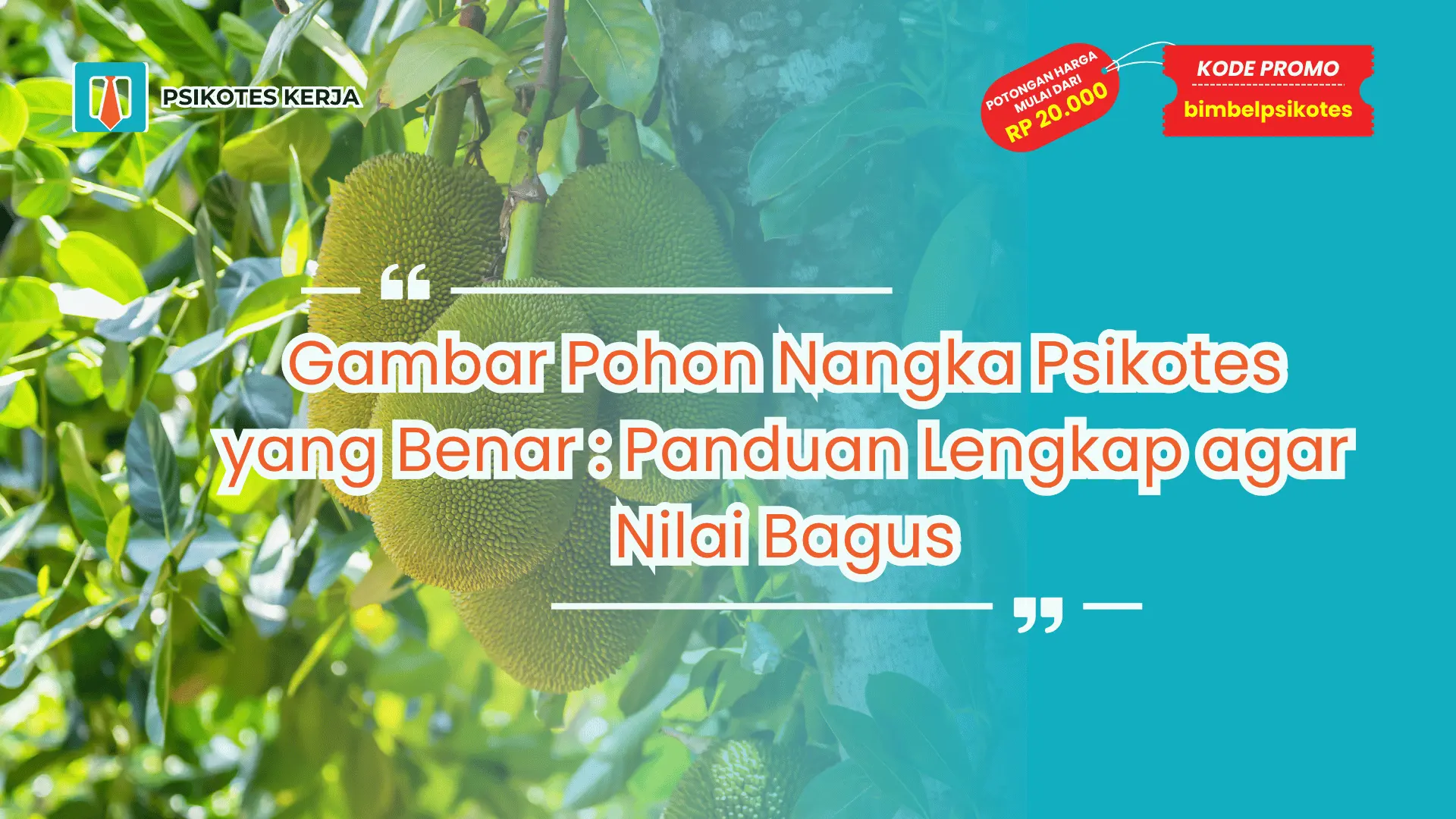Gambar pohon nangka psikotes yang benar