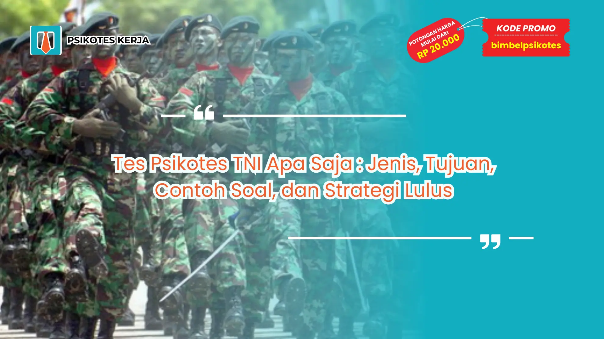 Tes Psikotes TNI Apa Saja