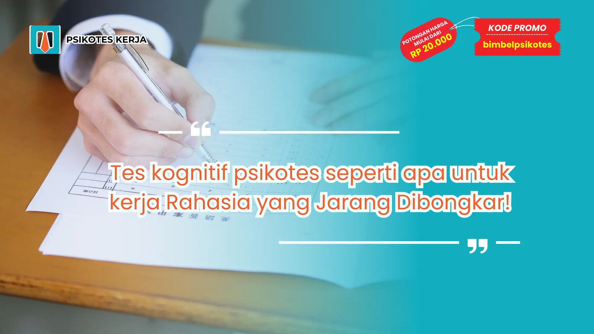 Tes kognitif psikotes seperti apa