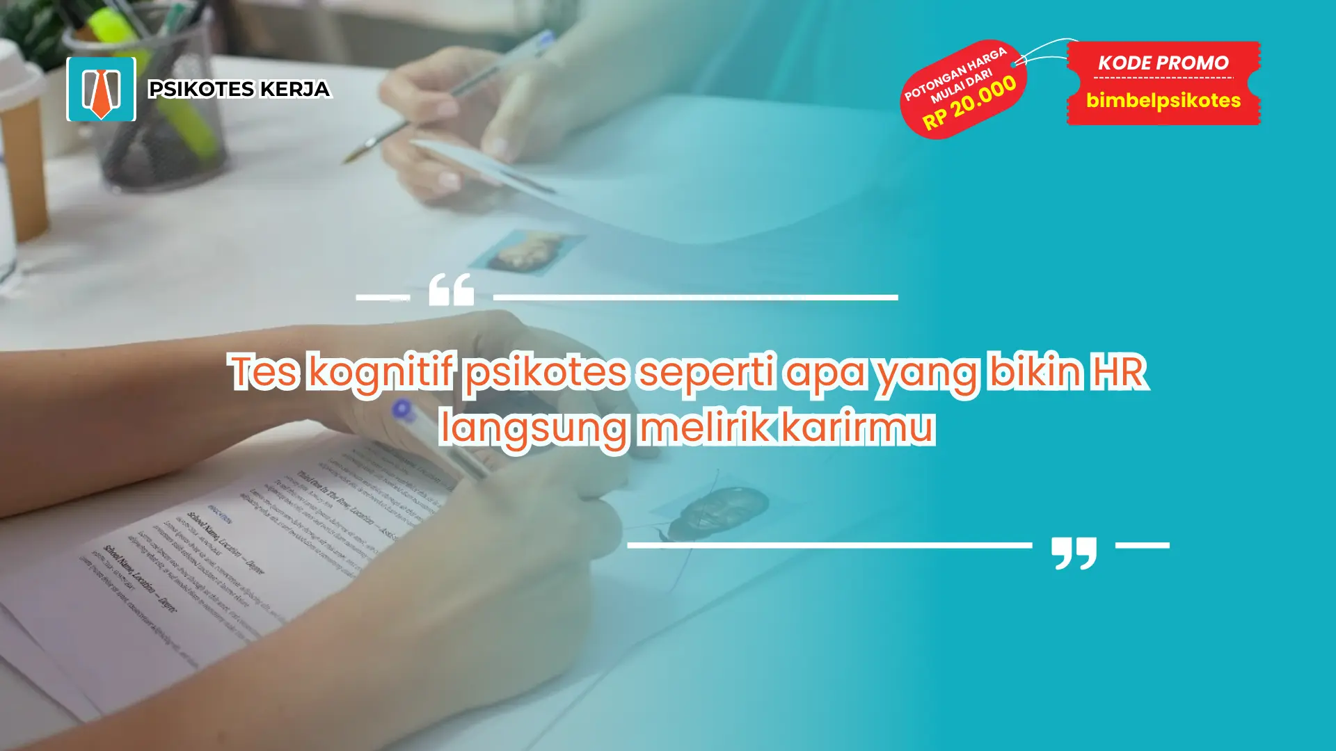 Tes kognitif psikotes seperti apa