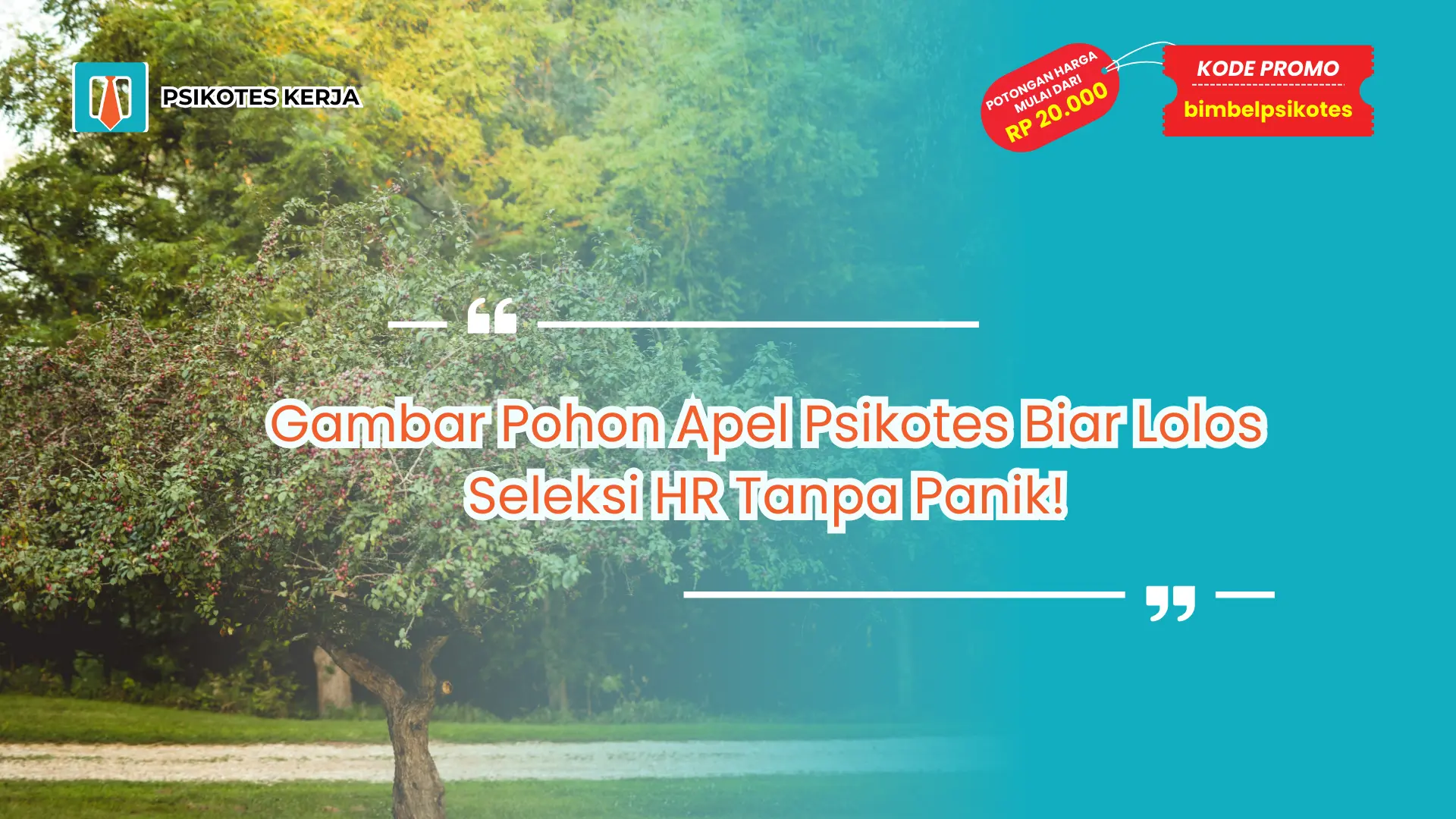 Gambar Pohon Apel Psikotes
