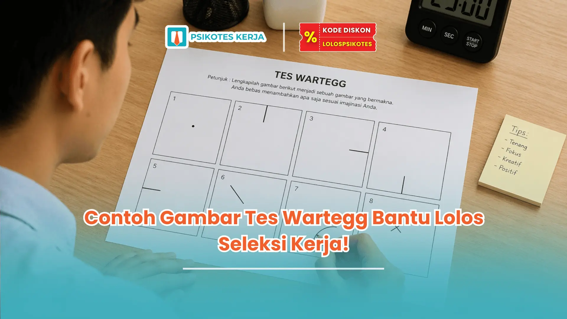 contoh gambar tes wartegg