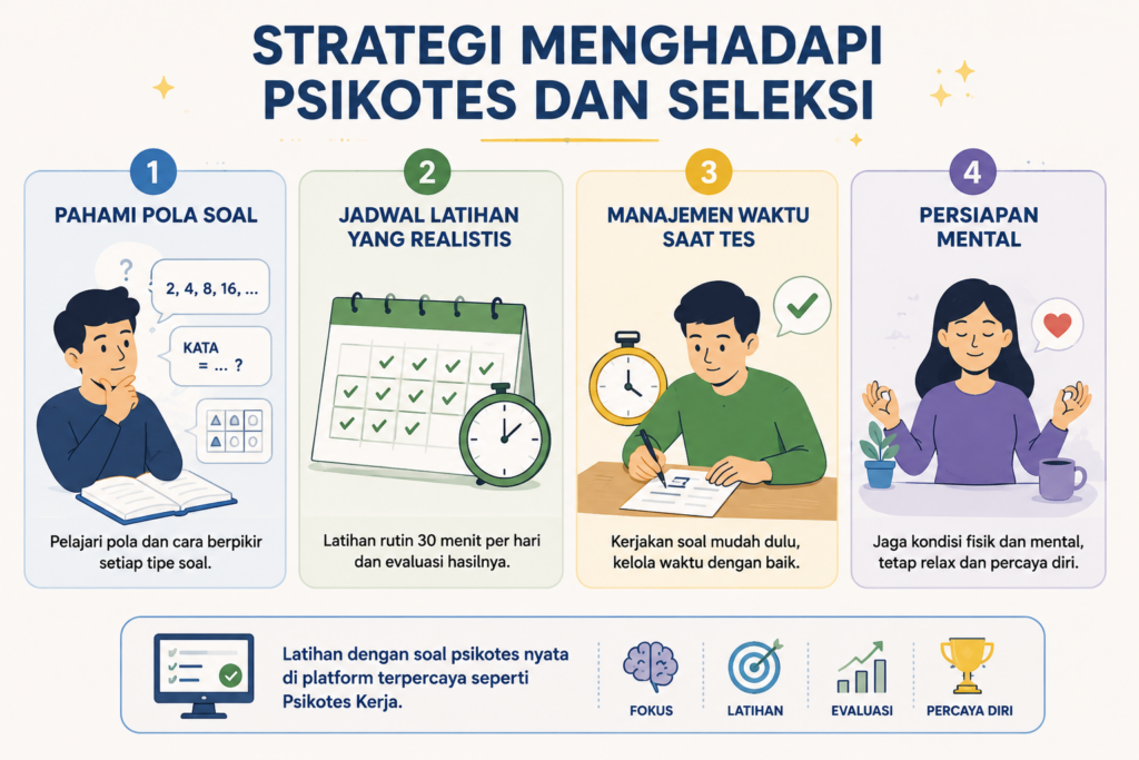 4. Strategi Menghadapi Tahap Psikotes dan Seleksi