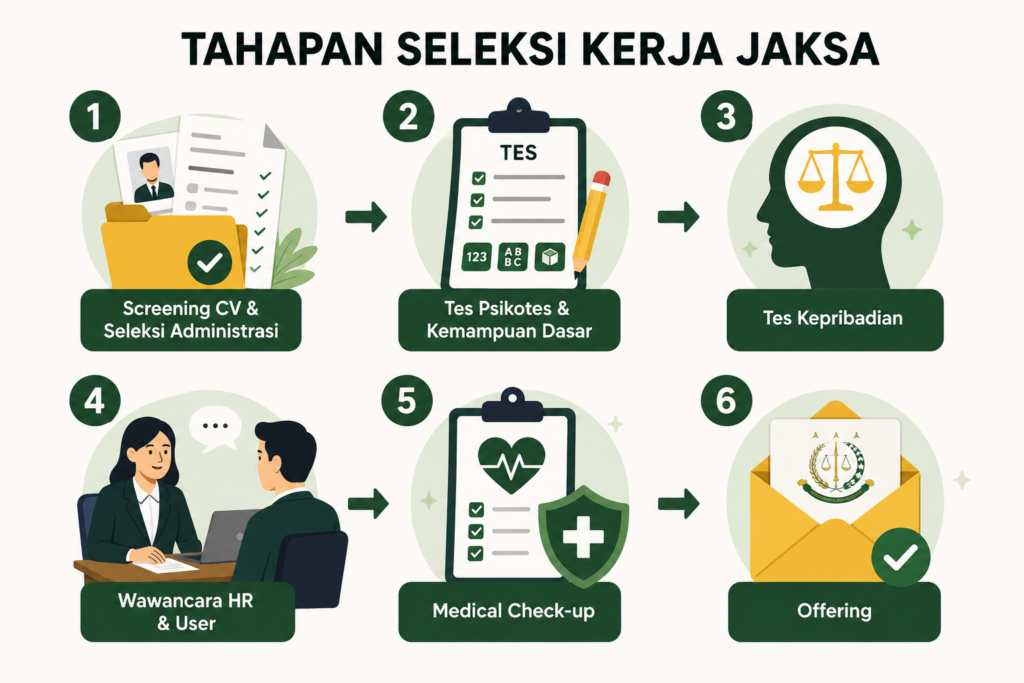 1. Menyelami Tahapan Seleksi Kerja Jaksa