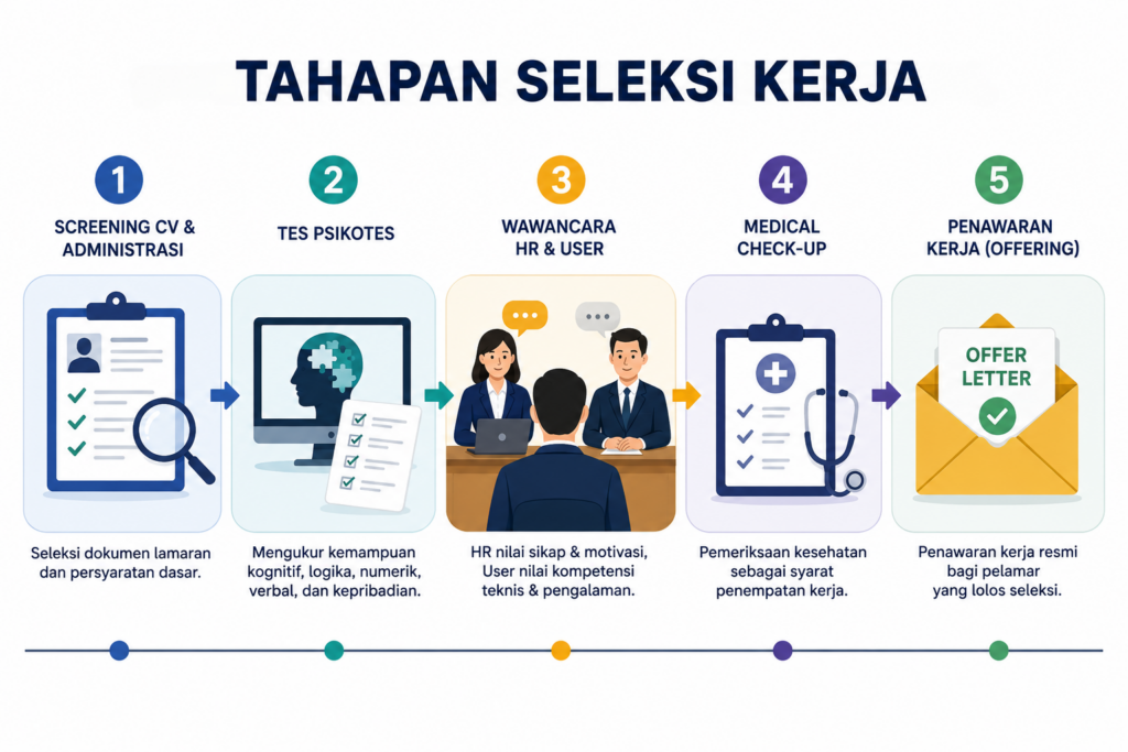 1. Tahapan Seleksi Kerja yang Perlu Dipahami
