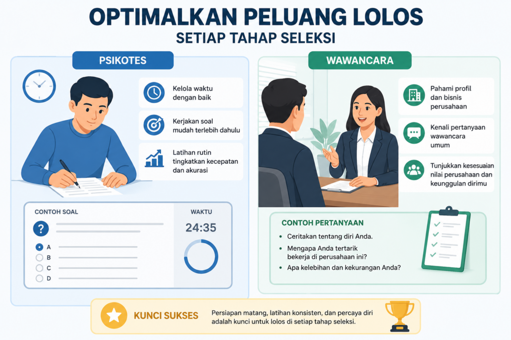 6. Mengoptimalkan Peluang Lolos Setiap Tahap Seleksi