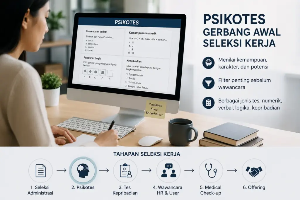 1. Psikotes adalah Gerbang Awal Seleksi Kerja