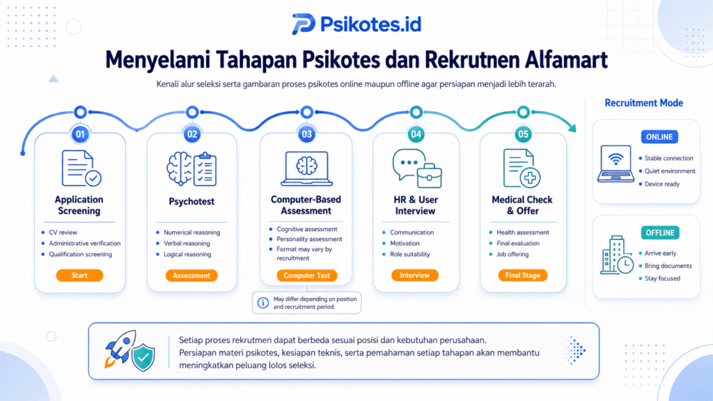 Psikotes dan Ccit Alfamart online atau Offline