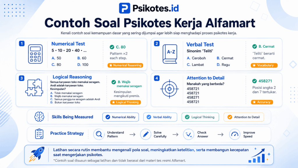 soal psikotes kerja alfamart