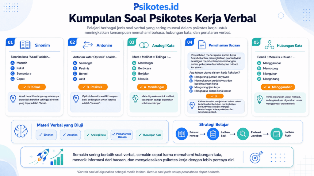 kumpulan soal psikotes kerja