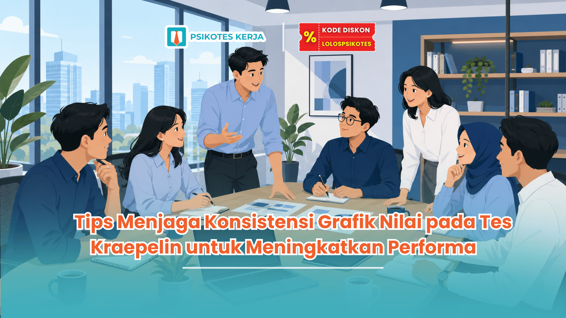 tips menjaga konsistensi grafik nilai pada tes Kraepelin