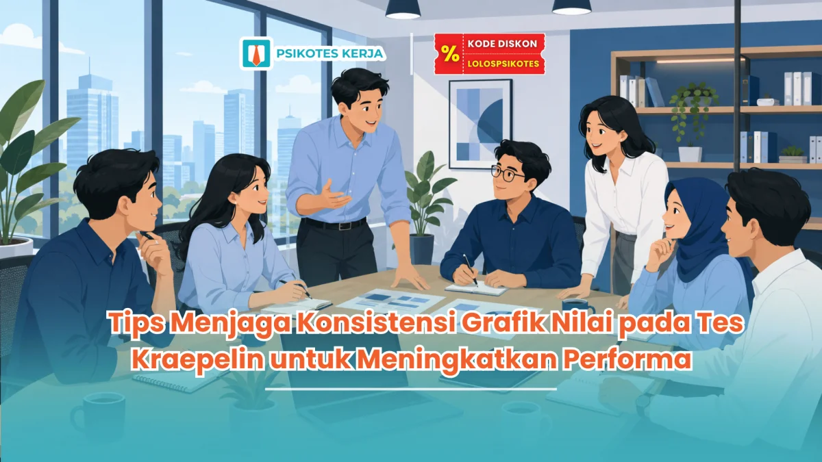 tips menjaga konsistensi grafik nilai pada tes Kraepelin